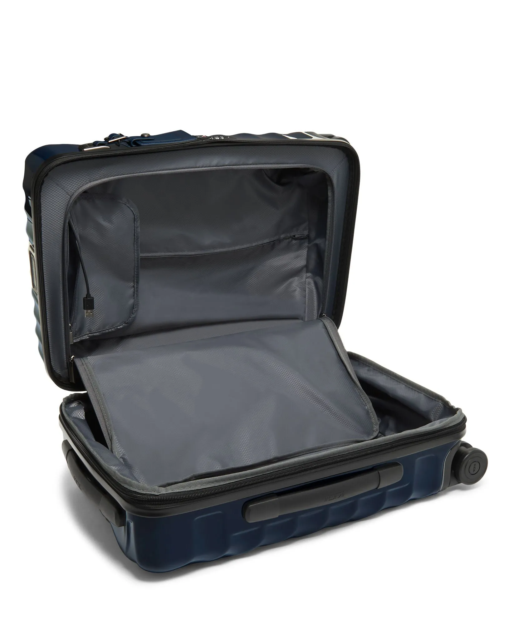 19 Degree International Expandable 4 Wheeled Carry-On - Navy