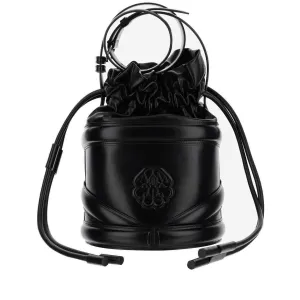 Alexander McQueen Panelled Drawstring Bucket Bag