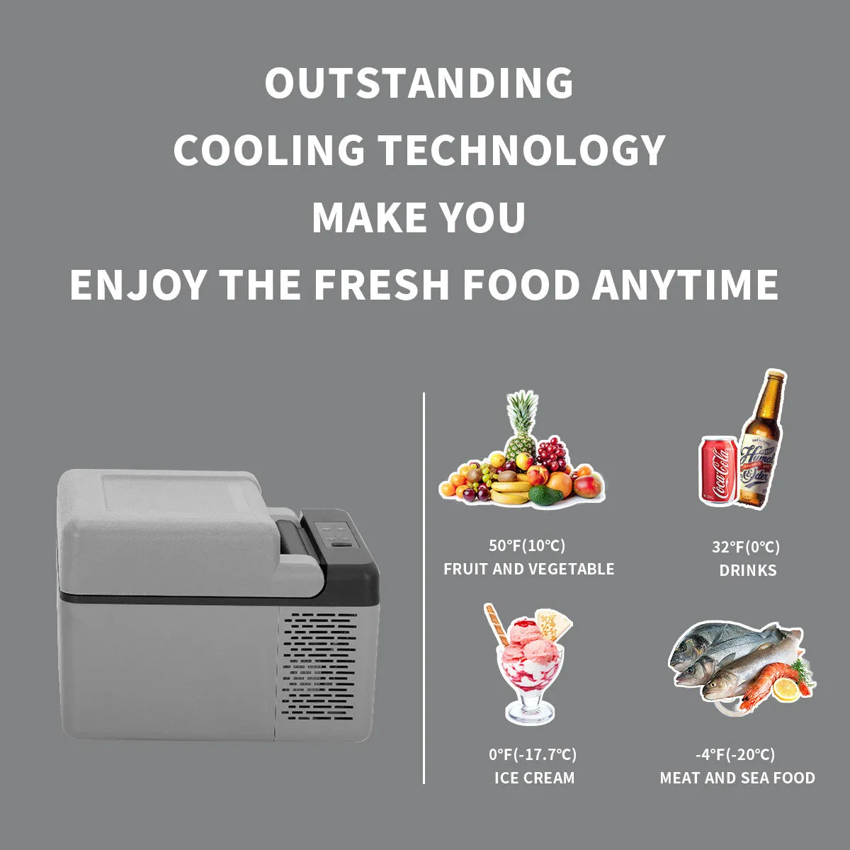 Alpicool C12 Portable Car Fridge