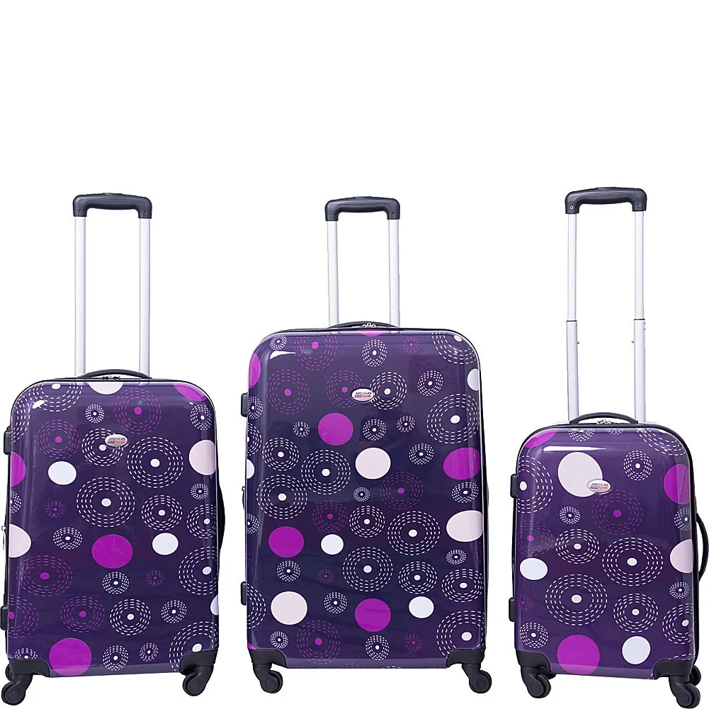 American Flyer Fireworks 3 Piece Set (21"/25"/29") 4-Wheel Luggage Sets