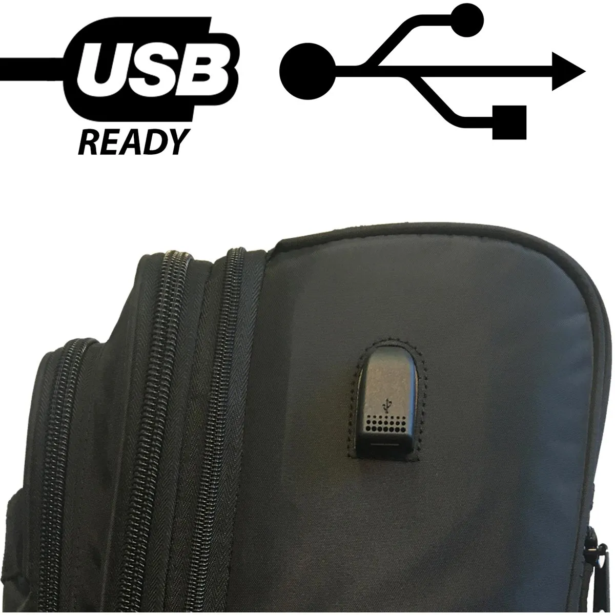 A.SAKS EXPANDABLE Upright 17" 2-Wheel Wheeled Boarding Bag