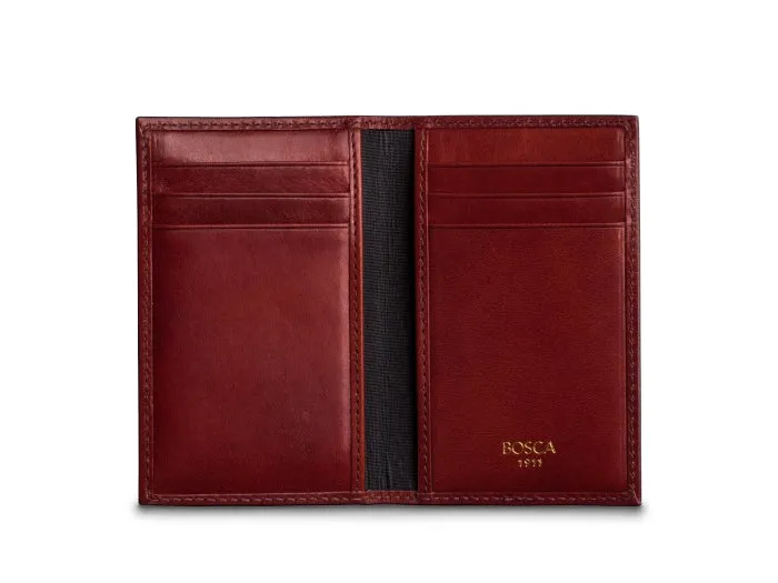 Bosca Leather 8 POCKET Credit Card Case Wallet