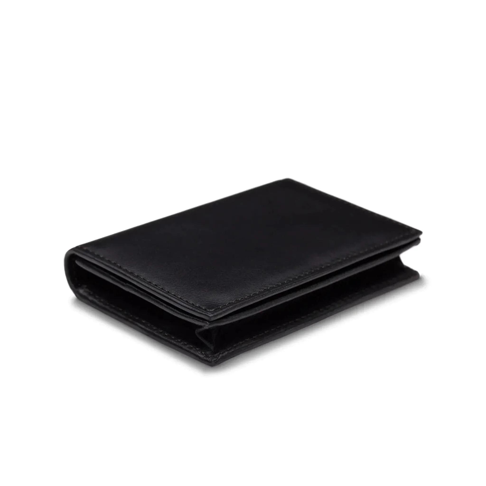 Bosca Nappa Leather Full Gusset, 2 Pocket Card Case with ID