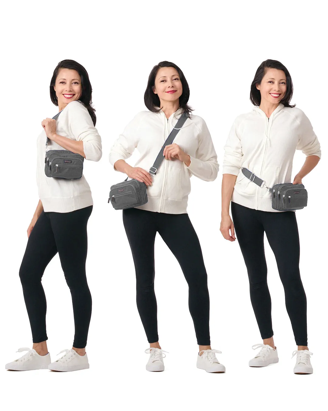 Convertible Pouch   ZipSafe Travel Organizer