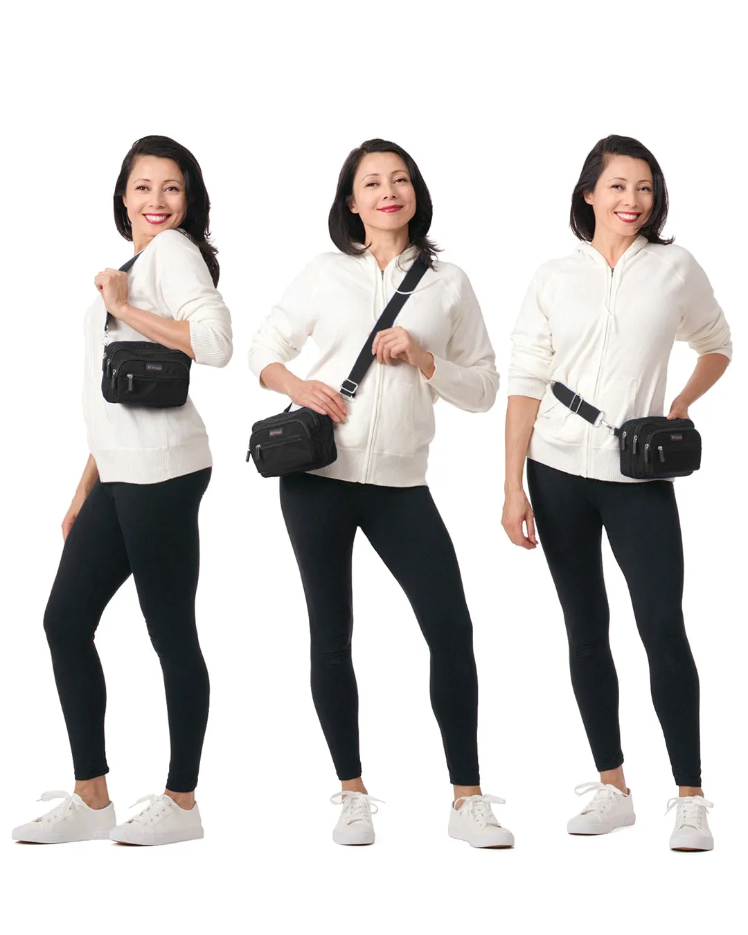 Convertible Pouch   ZipSafe Travel Organizer