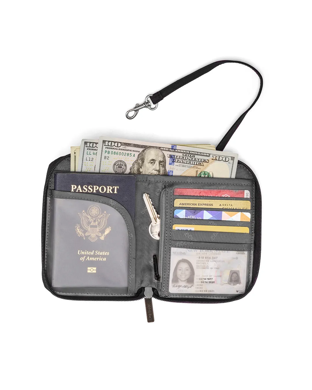 Convertible Pouch   ZipSafe Travel Organizer