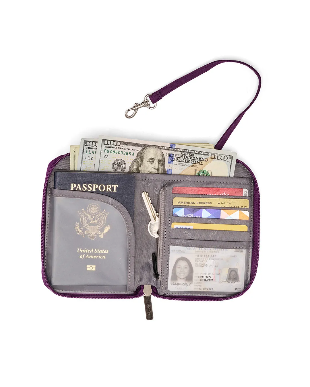 Convertible Pouch   ZipSafe Travel Organizer