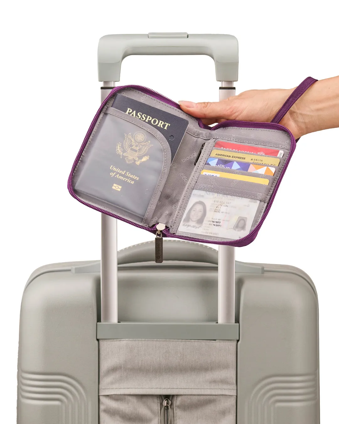 Convertible Pouch   ZipSafe Travel Organizer