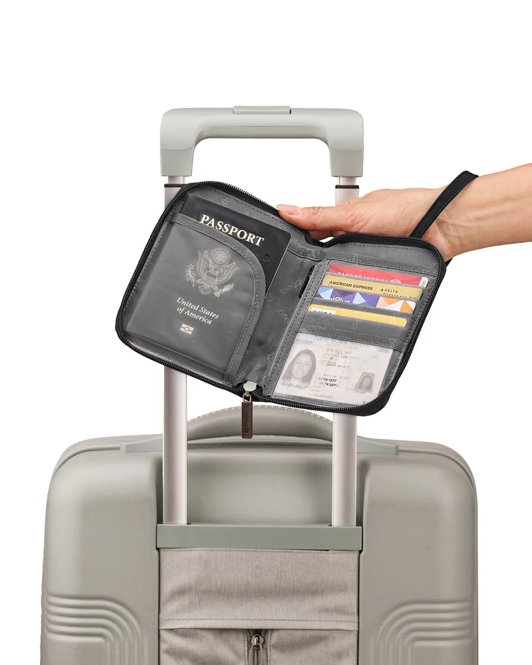 Convertible Pouch   ZipSafe Travel Organizer