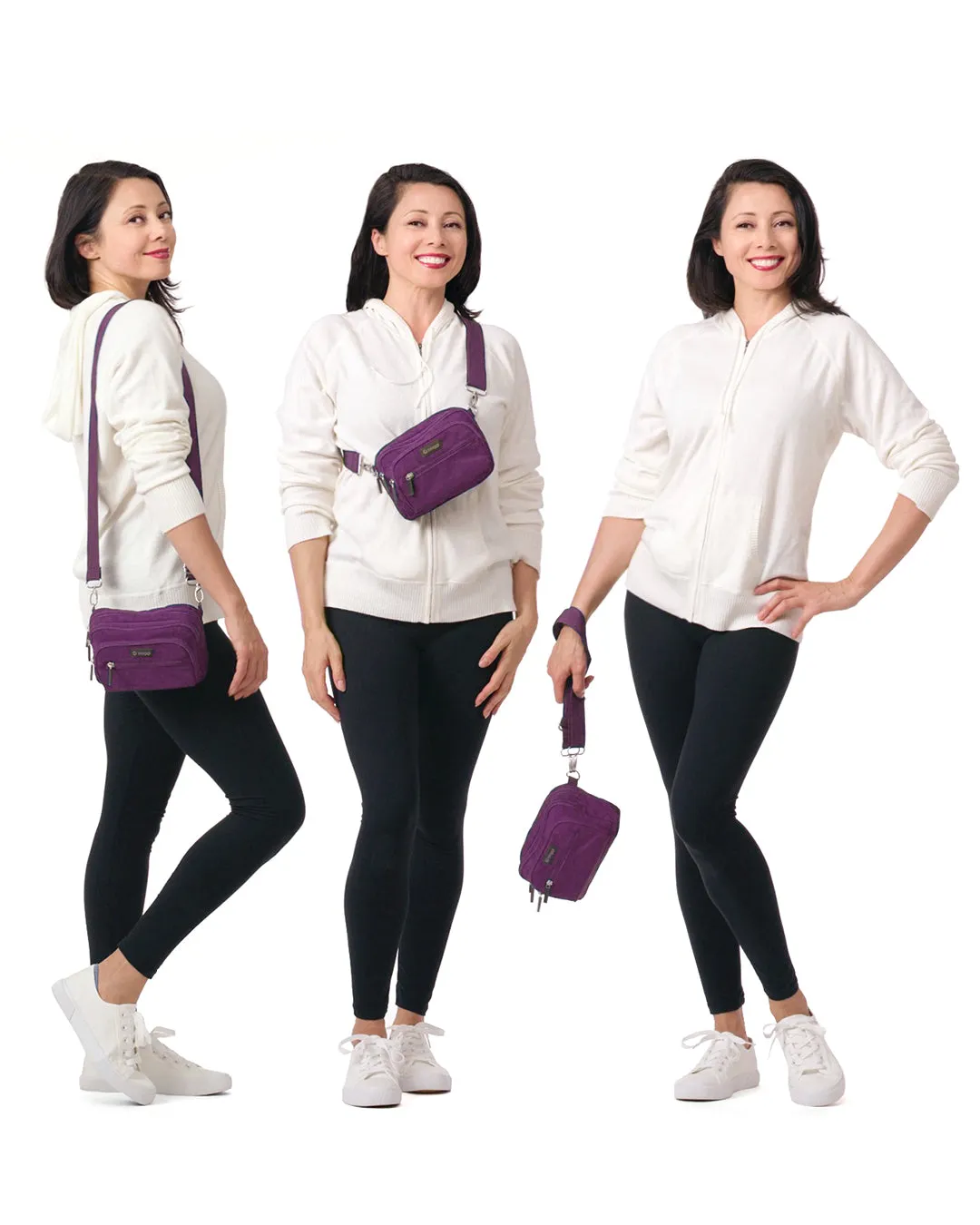 Convertible Pouch   ZipSafe Travel Organizer