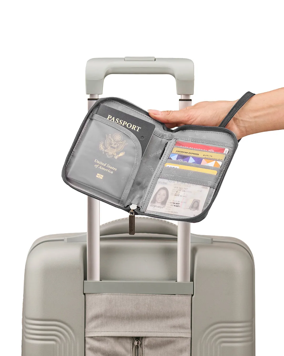 Convertible Pouch   ZipSafe Travel Organizer