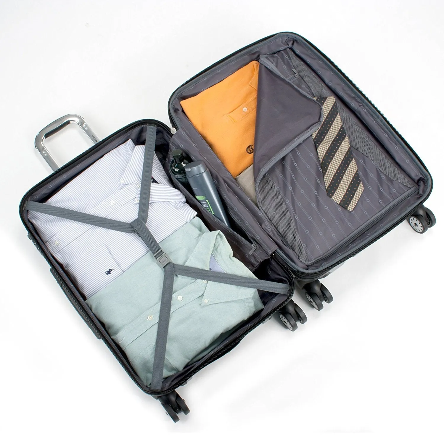DELSEY Paris Helium Aero 2 Piece Set (21"/25") 4-Wheel Luggage Sets
