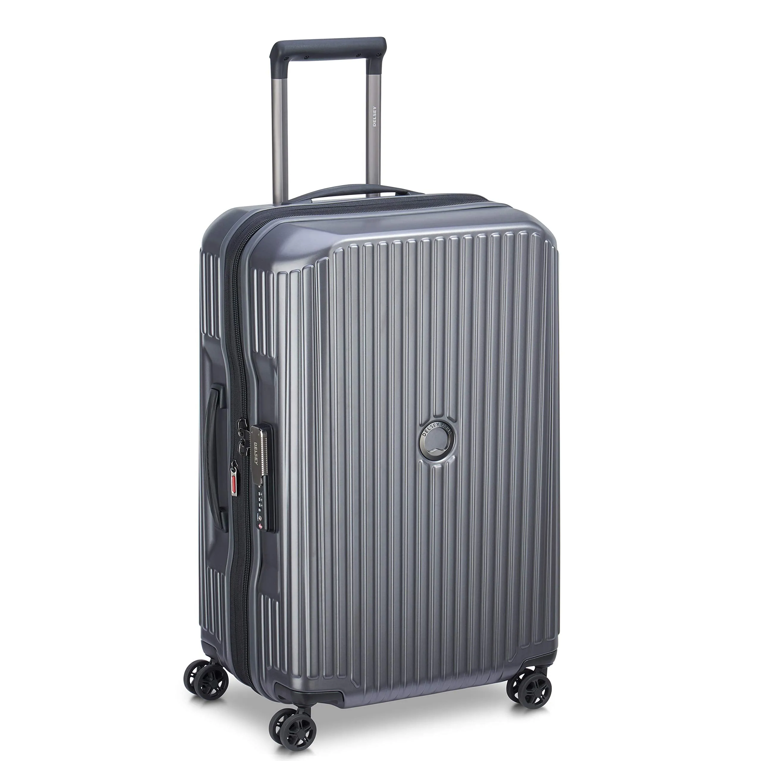 DELSEY Paris Securitime Medium Expandable Luggage with Spinner Wheels