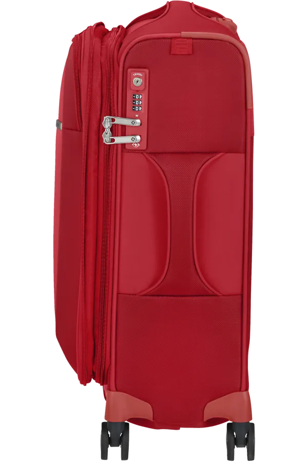 D'LITE 55cm Spinner Expandable (4 wheels) - Chili Red