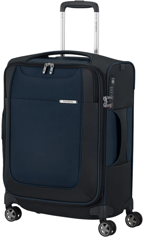 D'LITE 55cm Spinner Expandable (4 wheels) - Midnight Blue