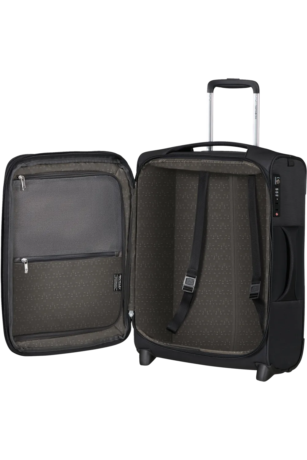 D'LITE 55cm Upright Expandable (2 wheels) - Black