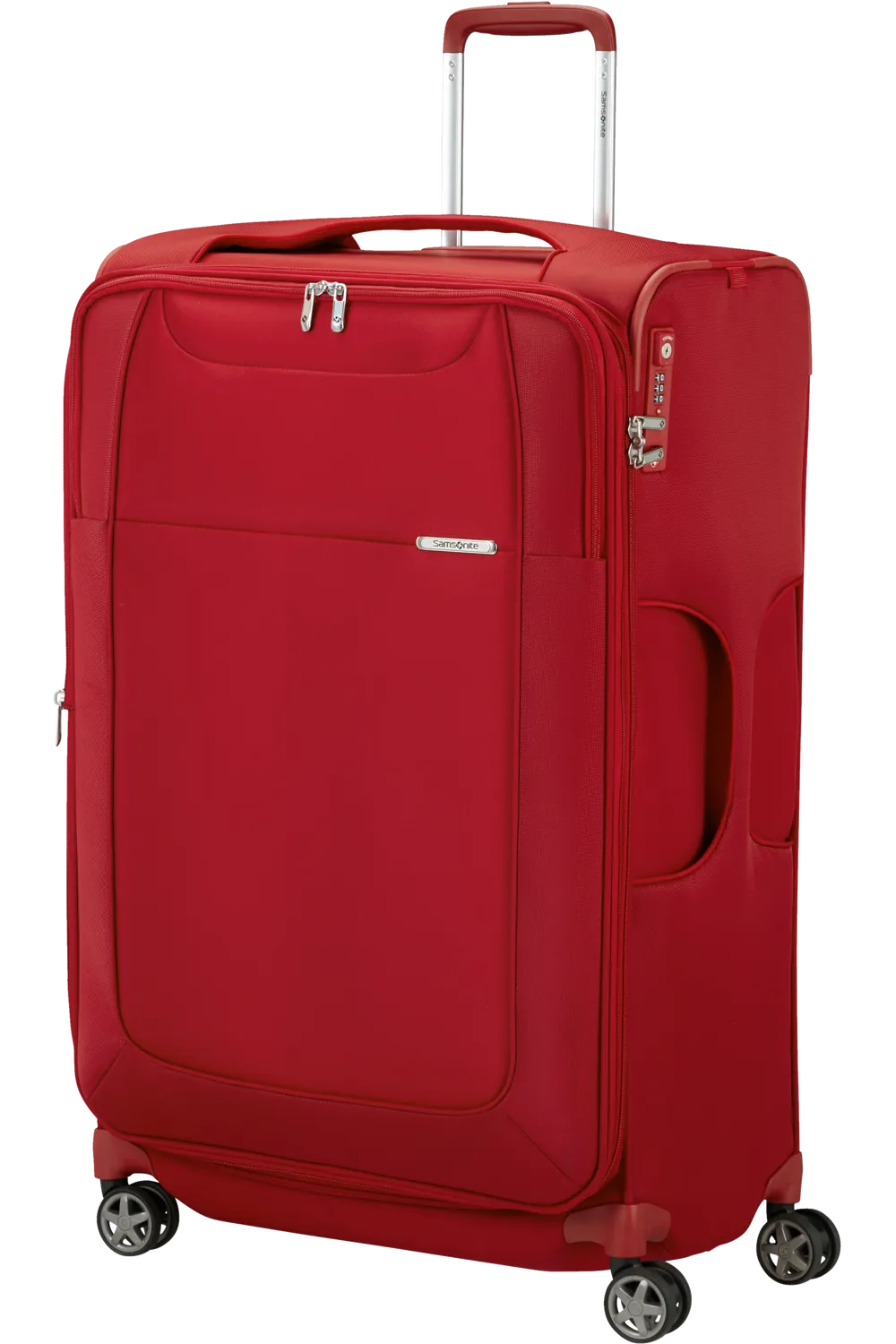 D'LITE 78cm Spinner Expandable (4 wheels) - Chili Red