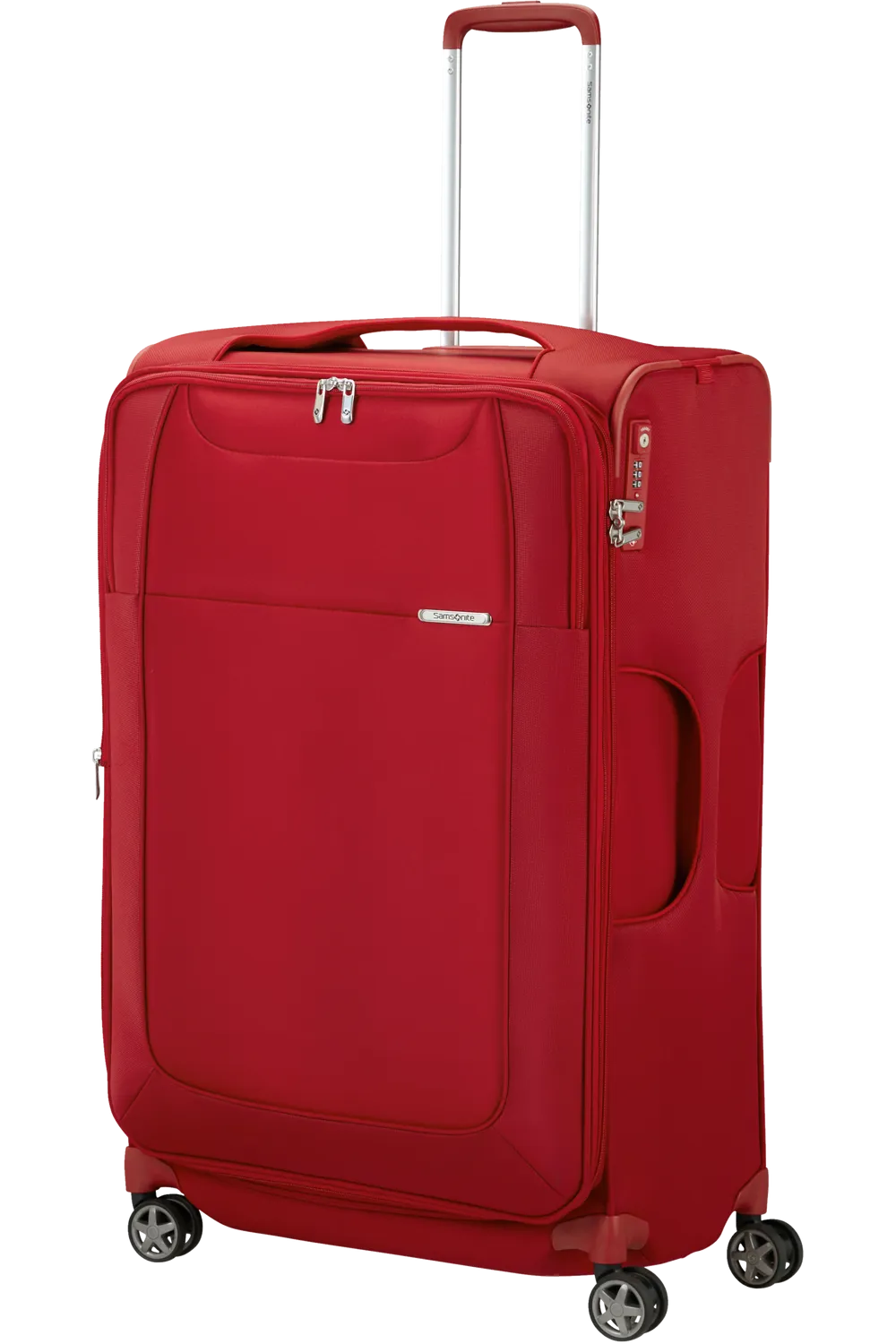 D'LITE 78cm Spinner Expandable (4 wheels) - Chili Red