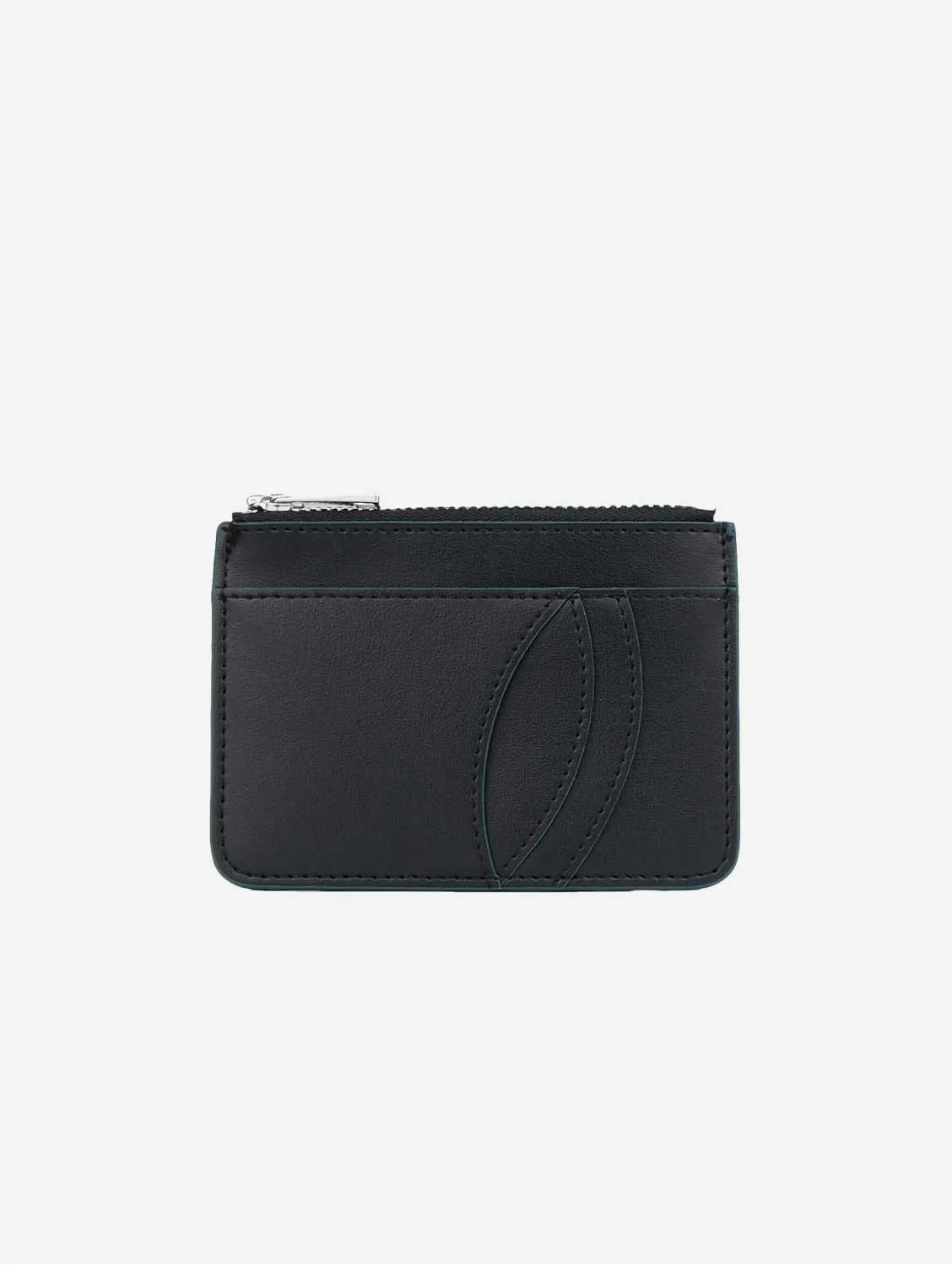 Egalite Vegan Apple Leather Card Holder | Black