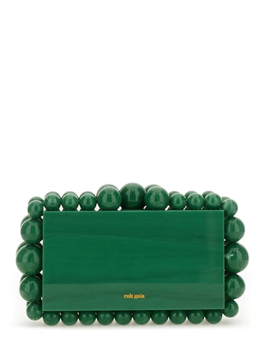 Eos Clutch With Glossy Beaded Edging