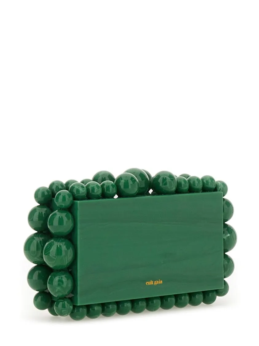 Eos Clutch With Glossy Beaded Edging