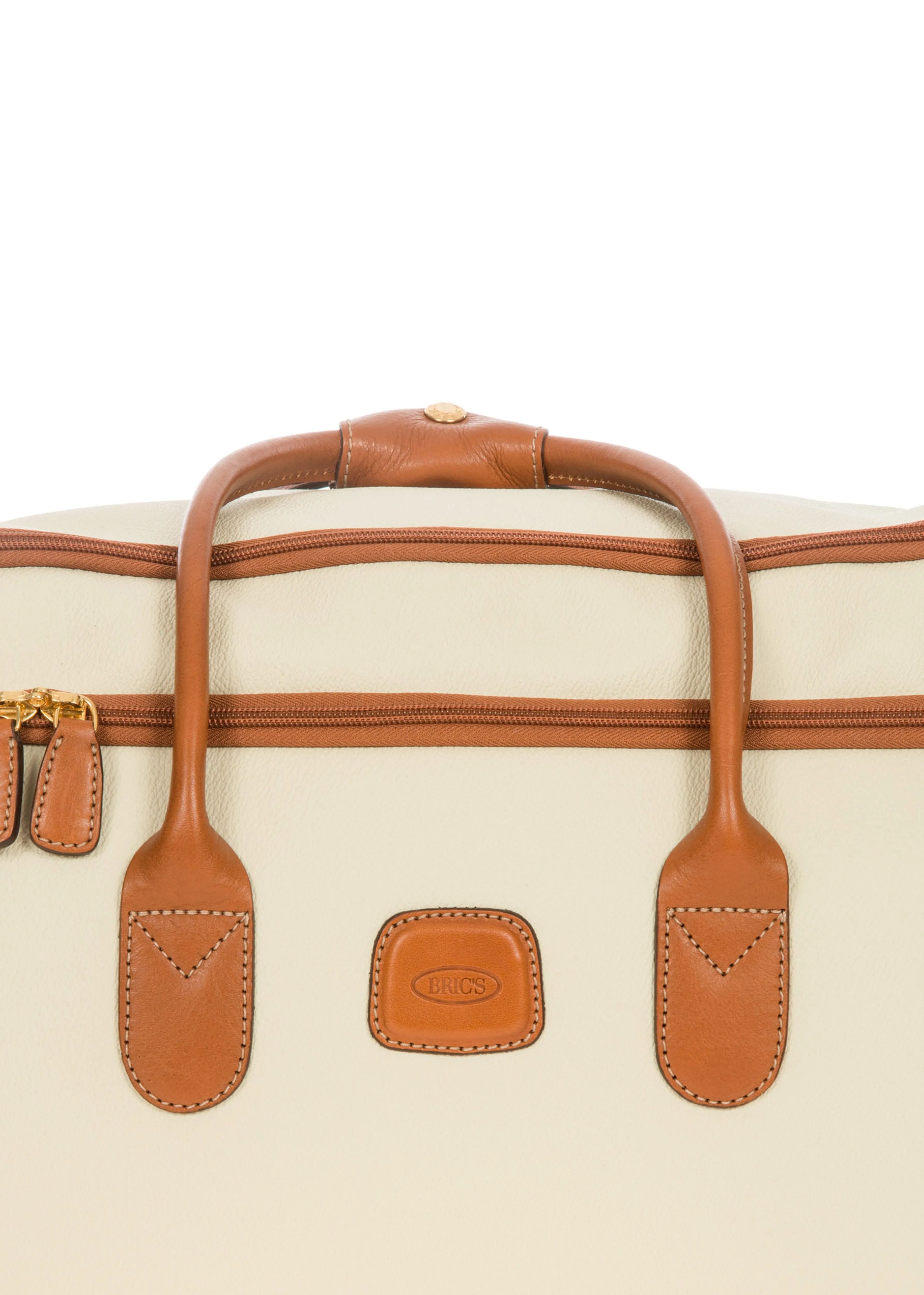 Firenze Cabin Wheeled Holdall - Cream