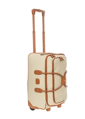 Firenze Cabin Wheeled Holdall - Cream