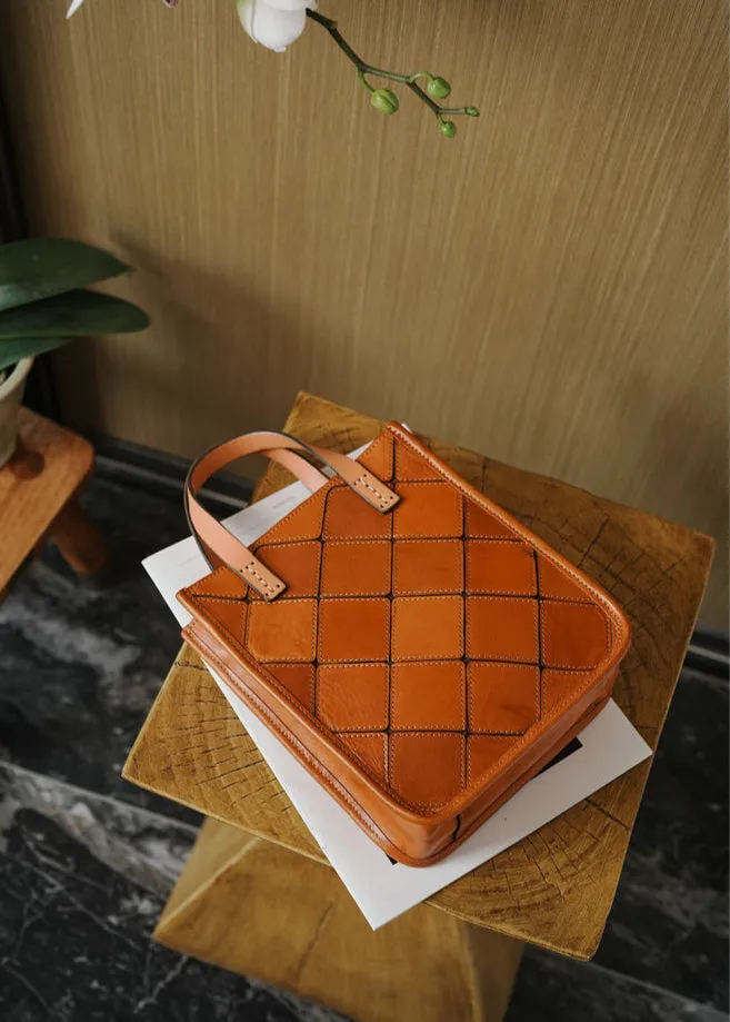 Handcrafted Italy Cowhide Leather Handbag, Leather Shoulder Bag, Leather Crossbody Bag, Christmas Gift