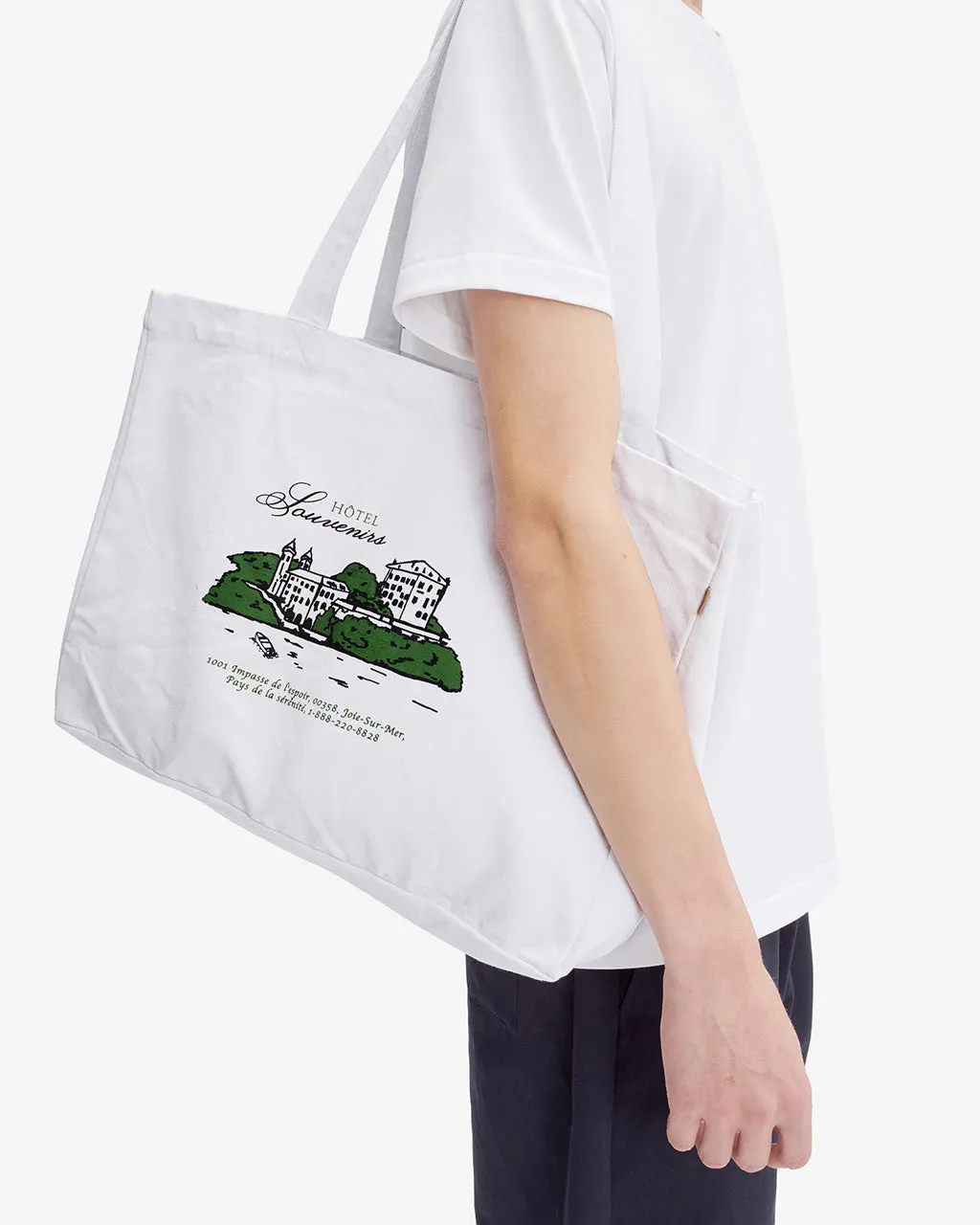 Hotel JJJJound Tote Bag White