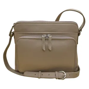 ili New York - RFID blocking Leather Crossbody Organizer - 6333
