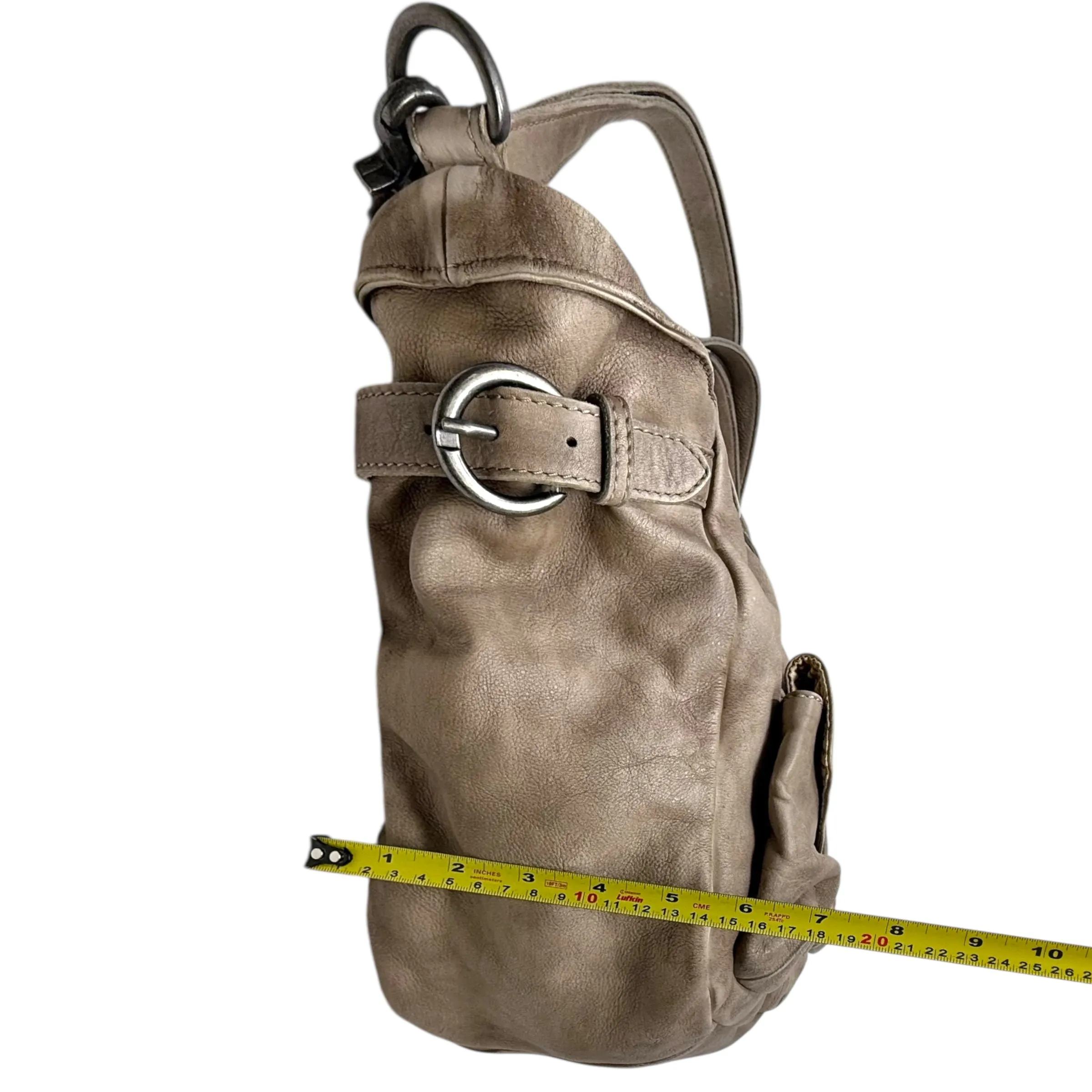Jealous Leather Tote By We The Free In Mushroom, Size: Large