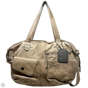 Jealous Leather Tote By We The Free In Mushroom, Size: Large