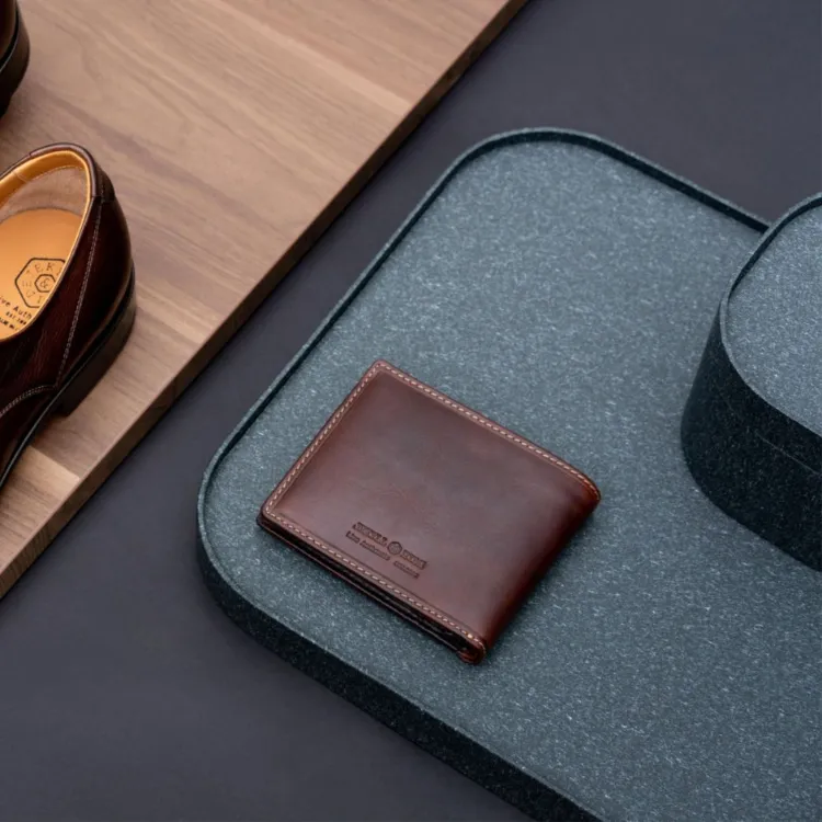 Jekyll & Hide Medium Bifold Wallet With Coin - Mocha