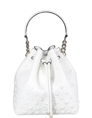Jimmy Choo Star Stud Drawstring Bucket Bag