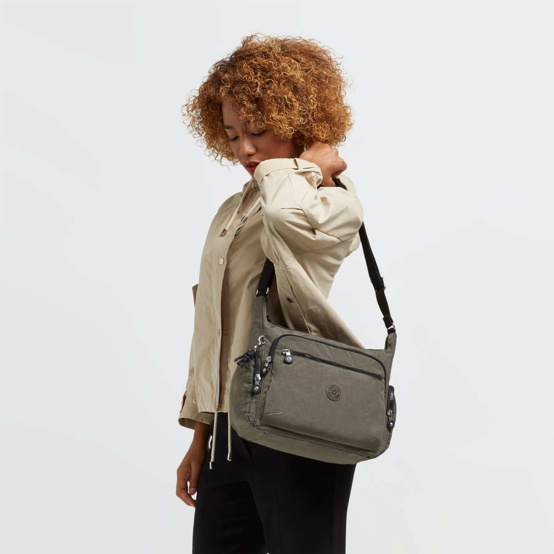 Kipling Gabbie Crossbody Bag - Green Moss