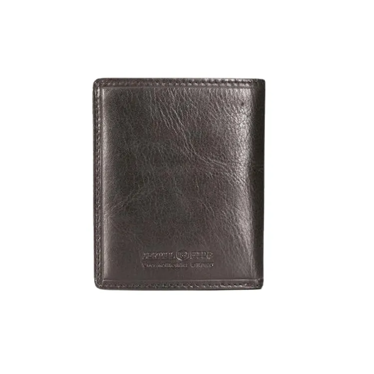 Large Bifold Wallet With ID Window - Black