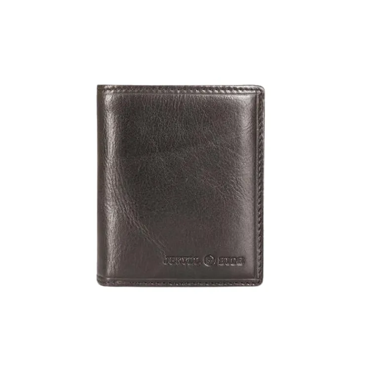 Large Bifold Wallet With ID Window - Black