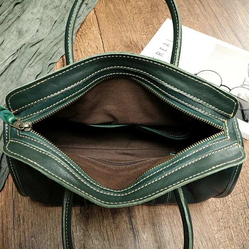 Large Cowhide Leather Handbag | Spacious and Durable Bag | Leather Shoulder Bag | Italy Cowhide Leather Handcrated