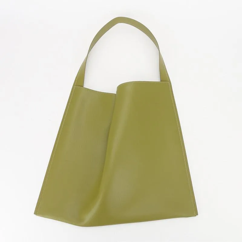 Large Genuine Leather Classic Tote Bag for Women | Commuter Large Laptop Bag