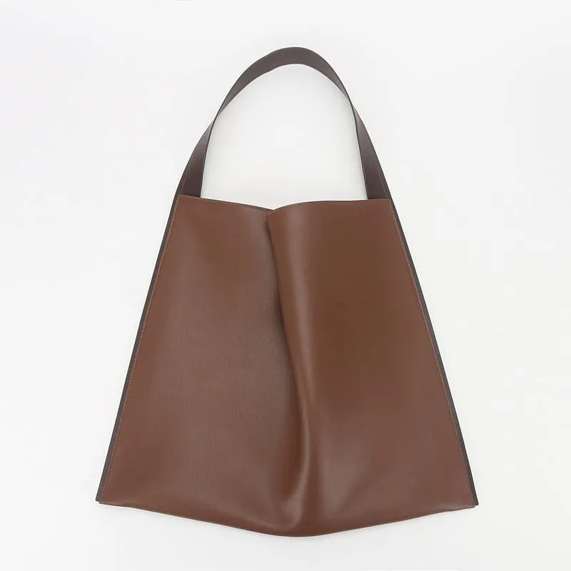 Large Genuine Leather Classic Tote Bag for Women | Commuter Large Laptop Bag