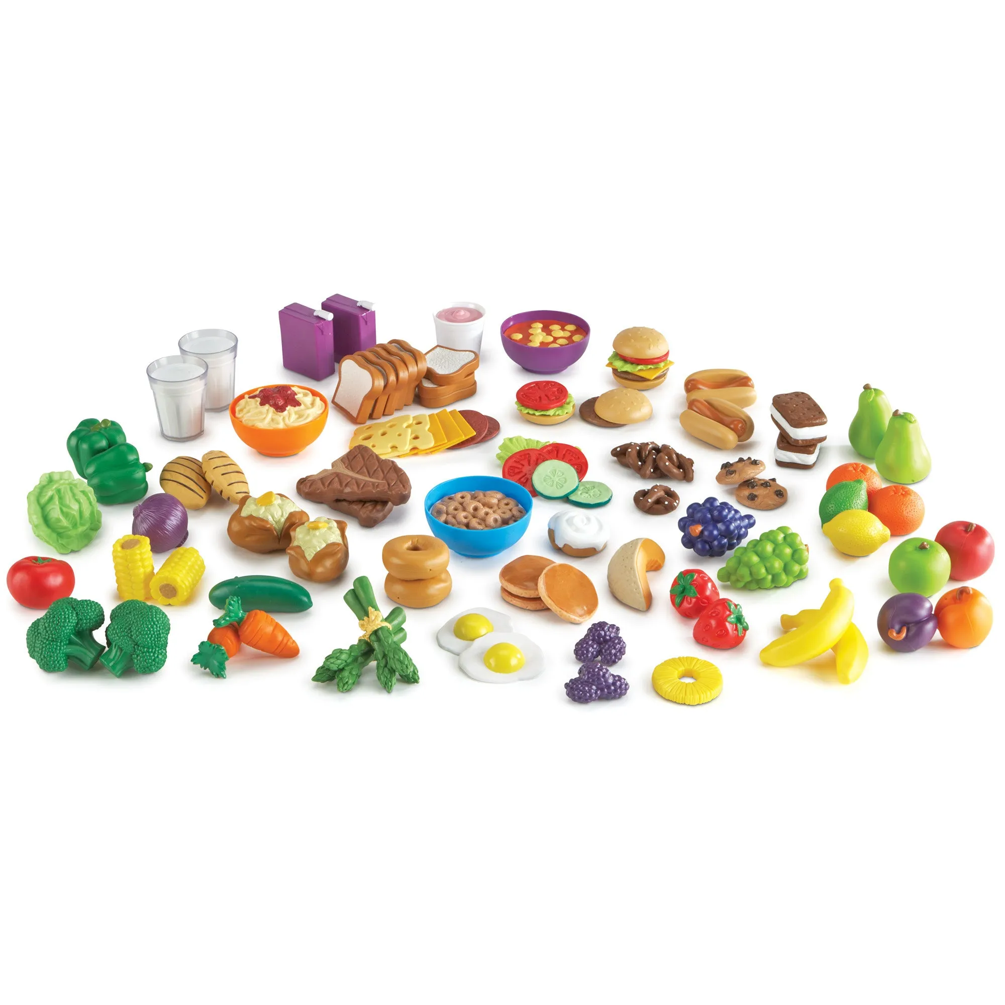 Learning Resources New Sprouts Play Food Set - Classroom Assortment in Large Tote