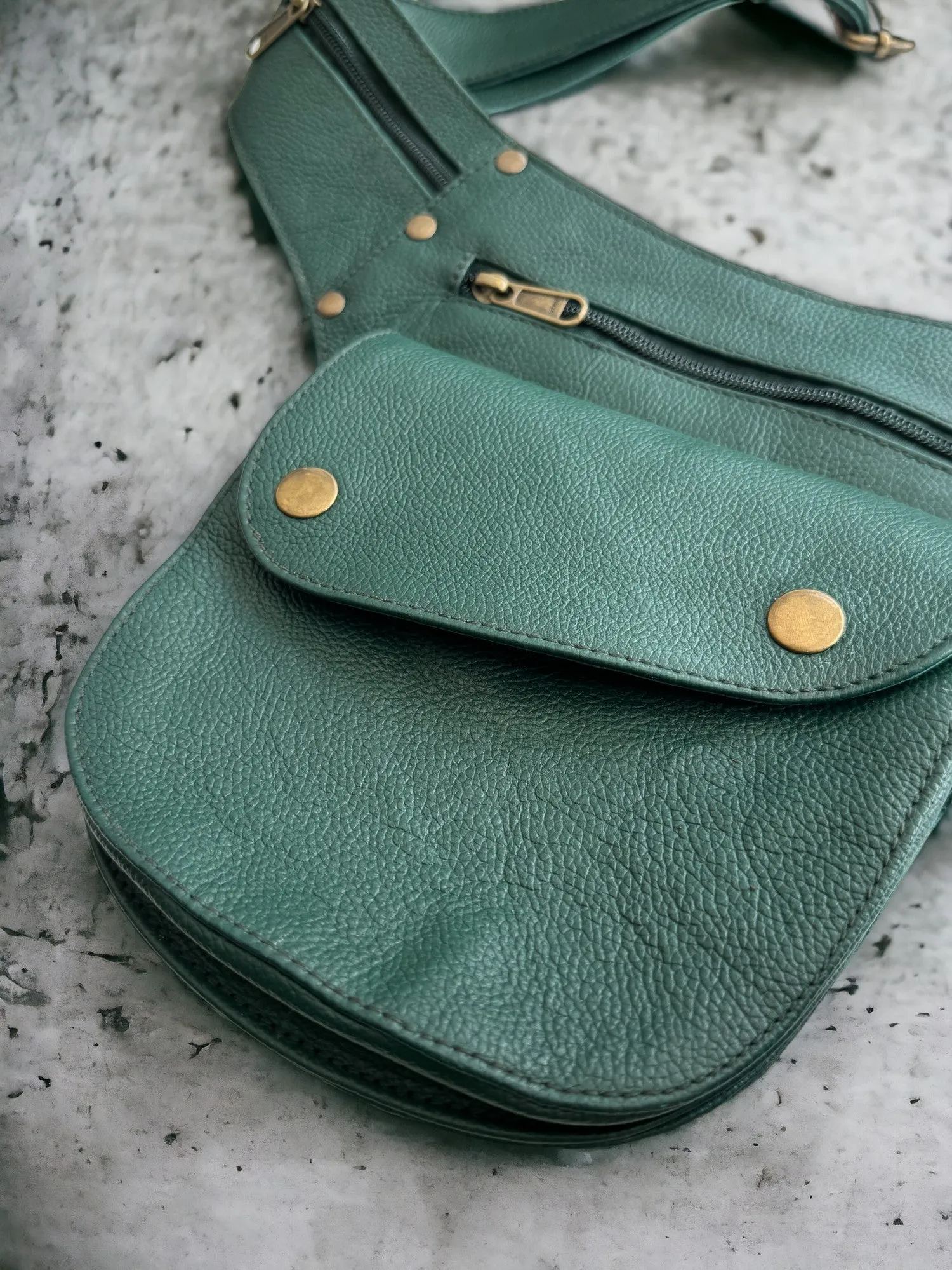 Leather Hip Bag | Shamrock