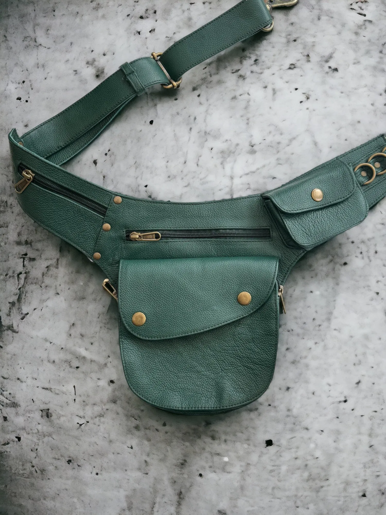 Leather Hip Bag | Shamrock