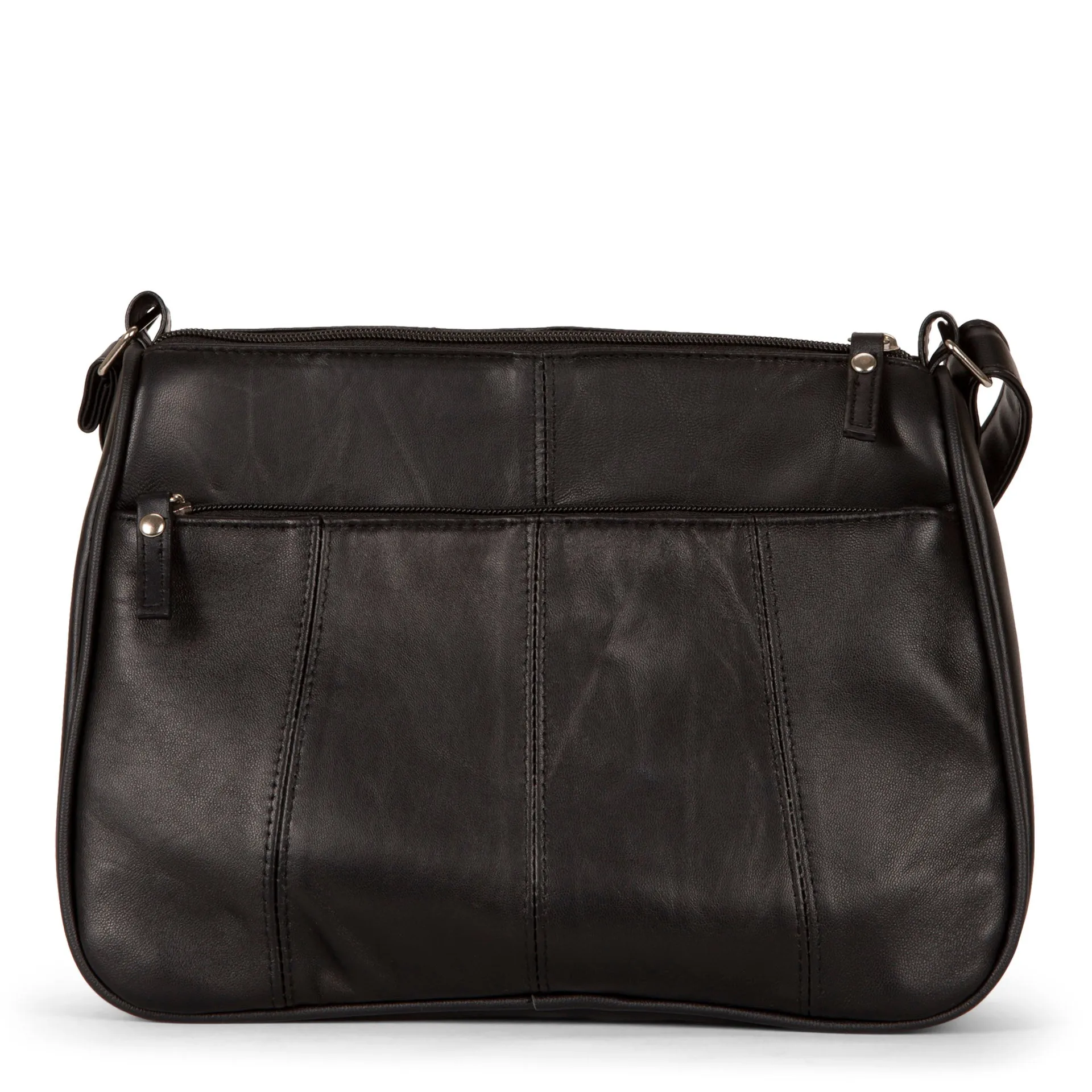 Leather RFID Crossbody Bag