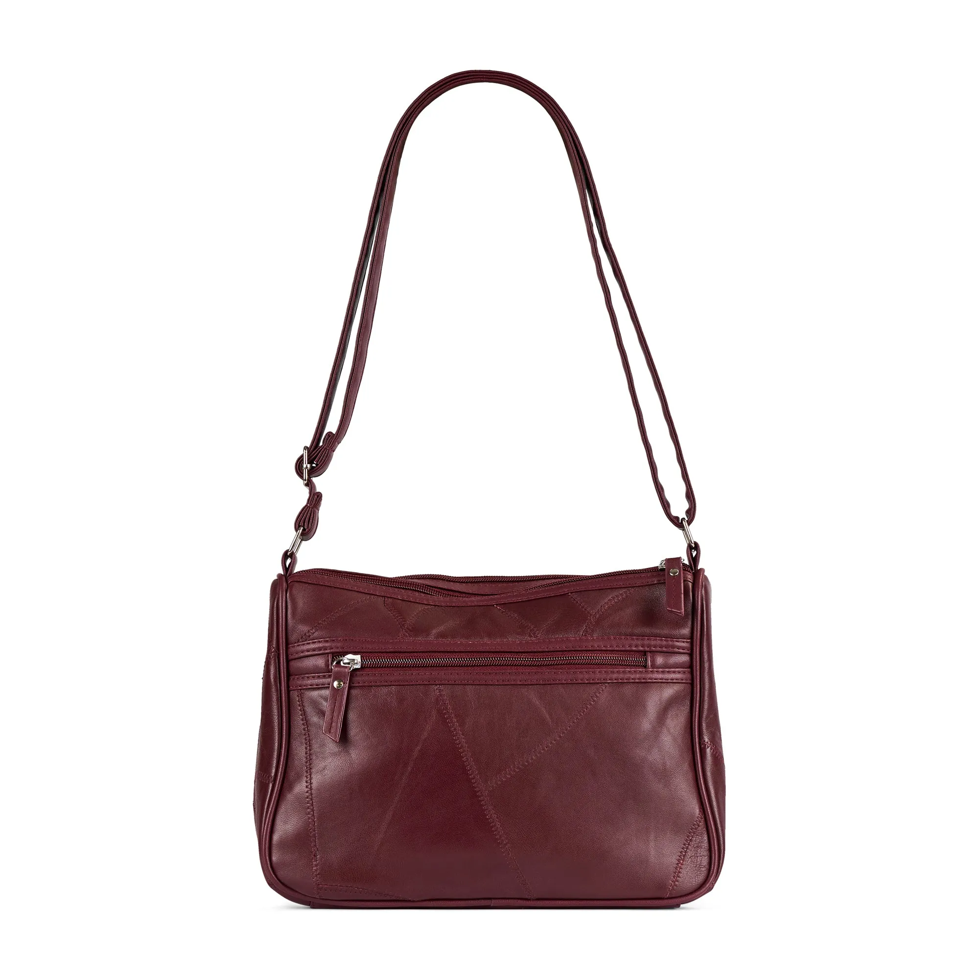 Leather RFID Crossbody Bag