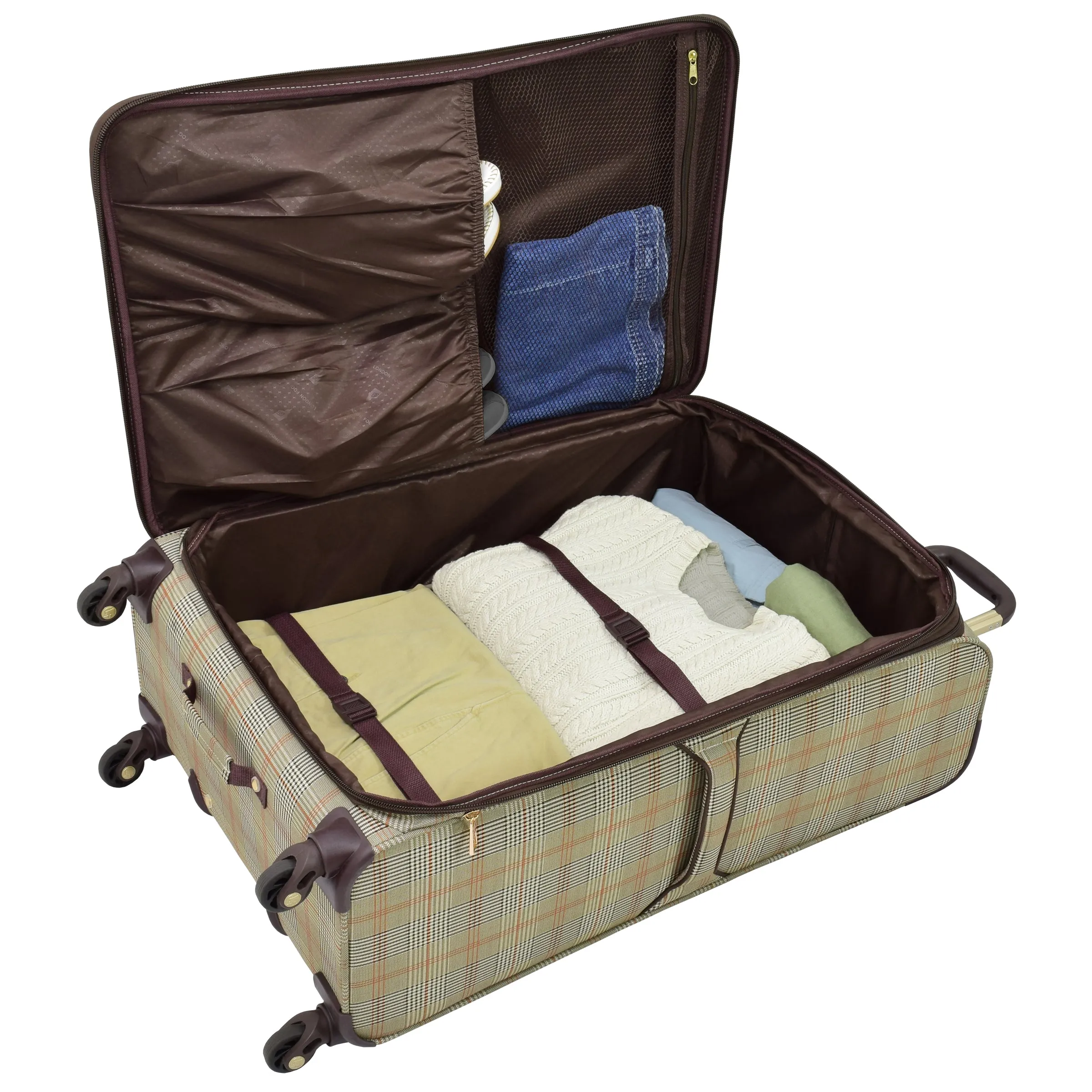 London Fog Knightsbridge 4 Piece Set 4-Wheel Luggage Sets
