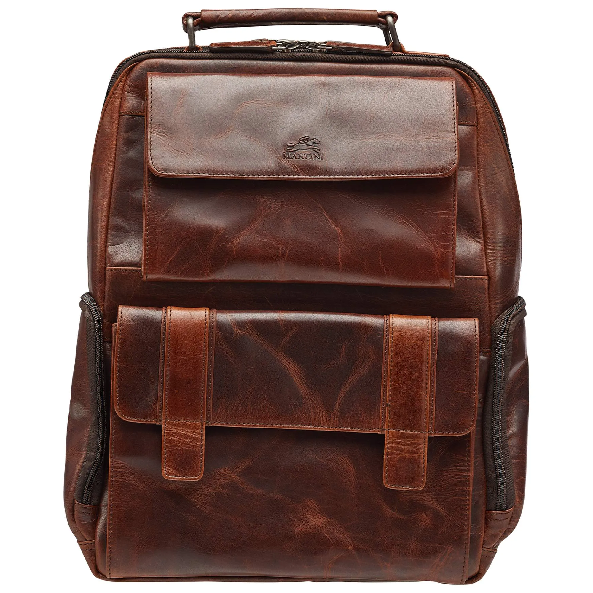 Mancini Backpack with RFID Secure Pocket for 15.6” Laptop