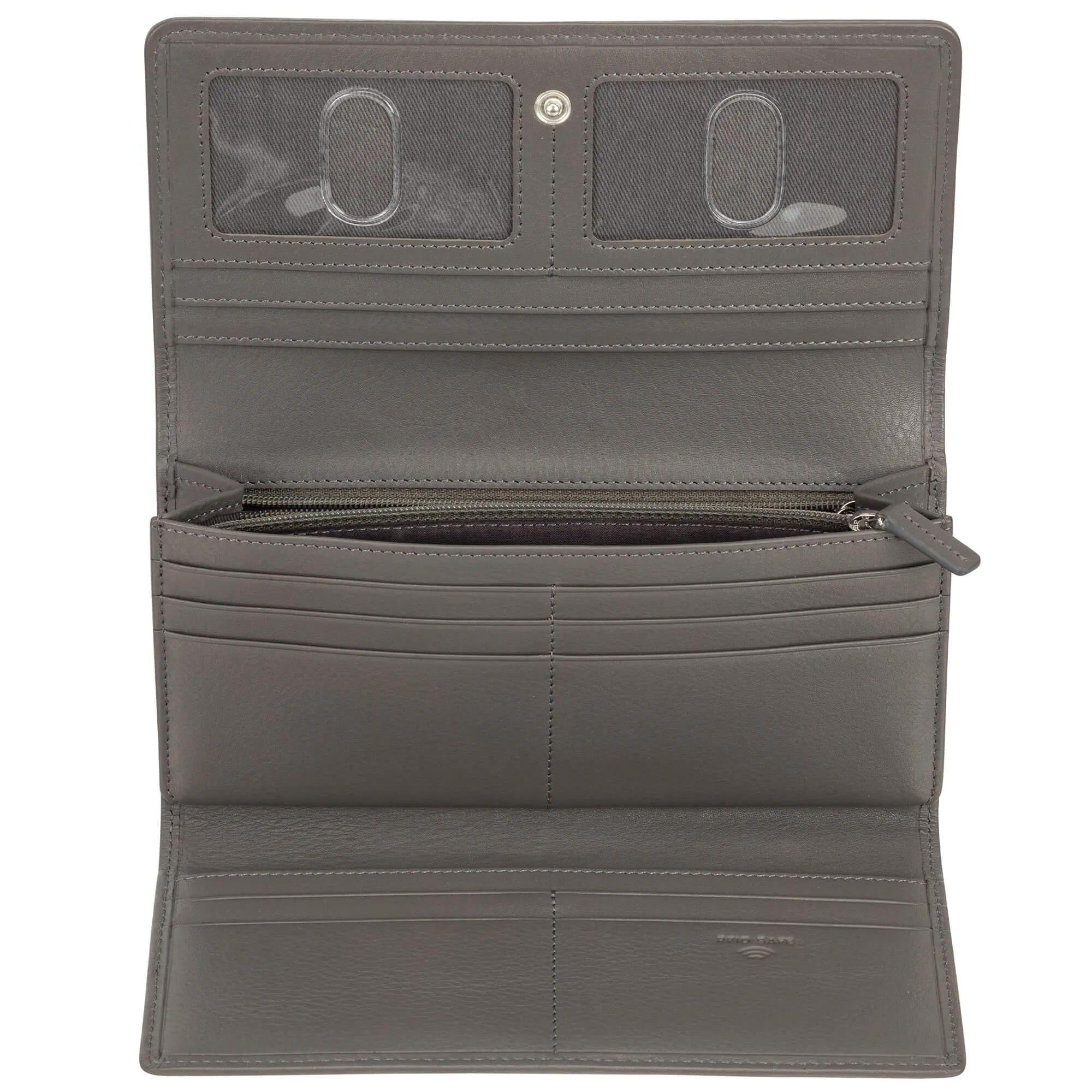 Mancini Basket Weave RFID Secure Trifold Wallet