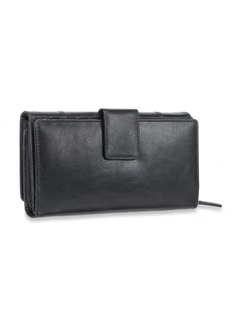 Mancini Casablanca Ladies' RFID Secure Medium Clutch Wallet