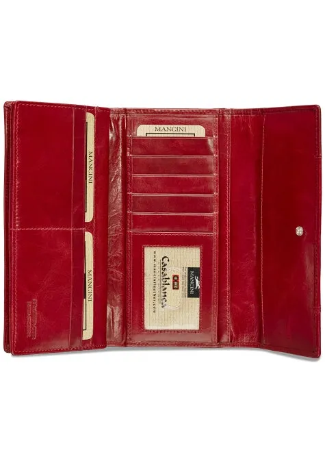 Mancini Casablanca Ladies' RFID Secure Trifold Wallet